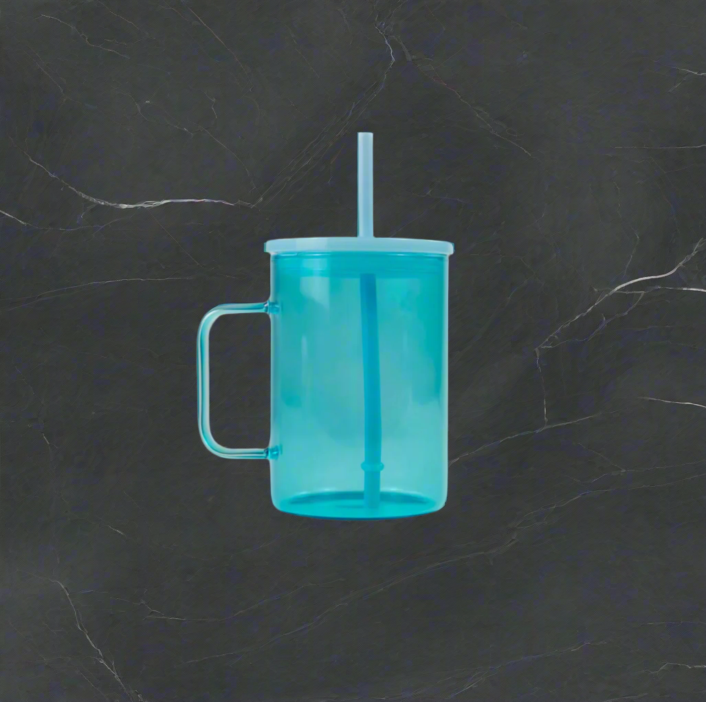 15oz Jelly Glass Mug (No Glitter)