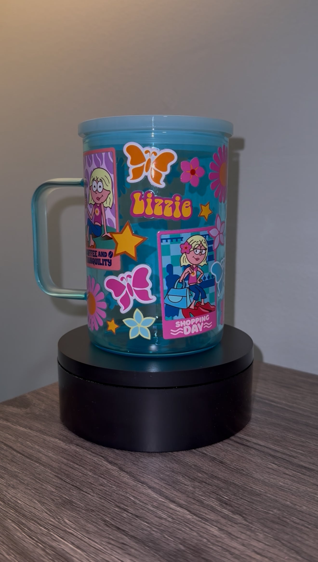 15oz Jelly Glass Mug (No Glitter)