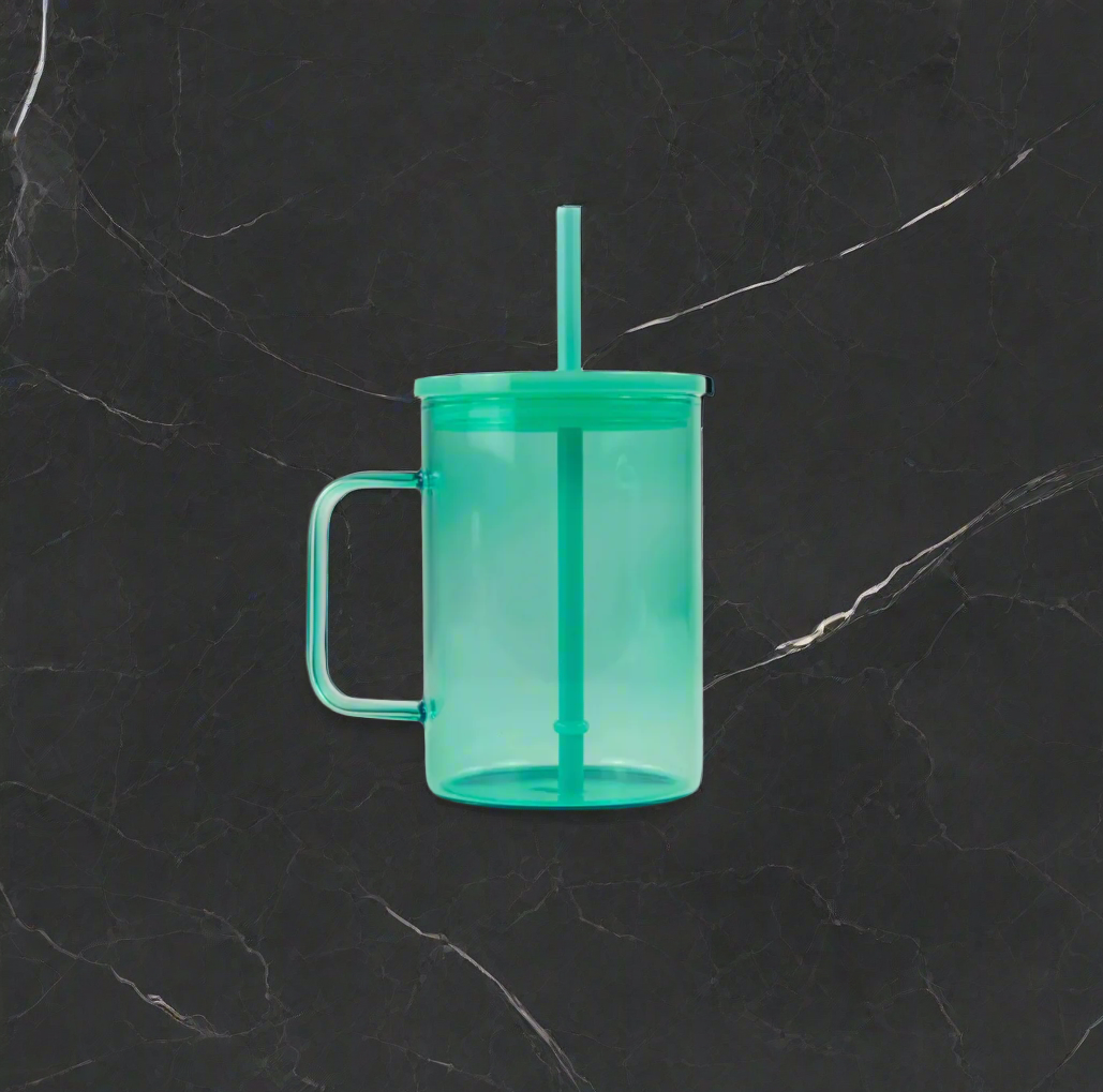15oz Jelly Glass Mug (No Glitter)