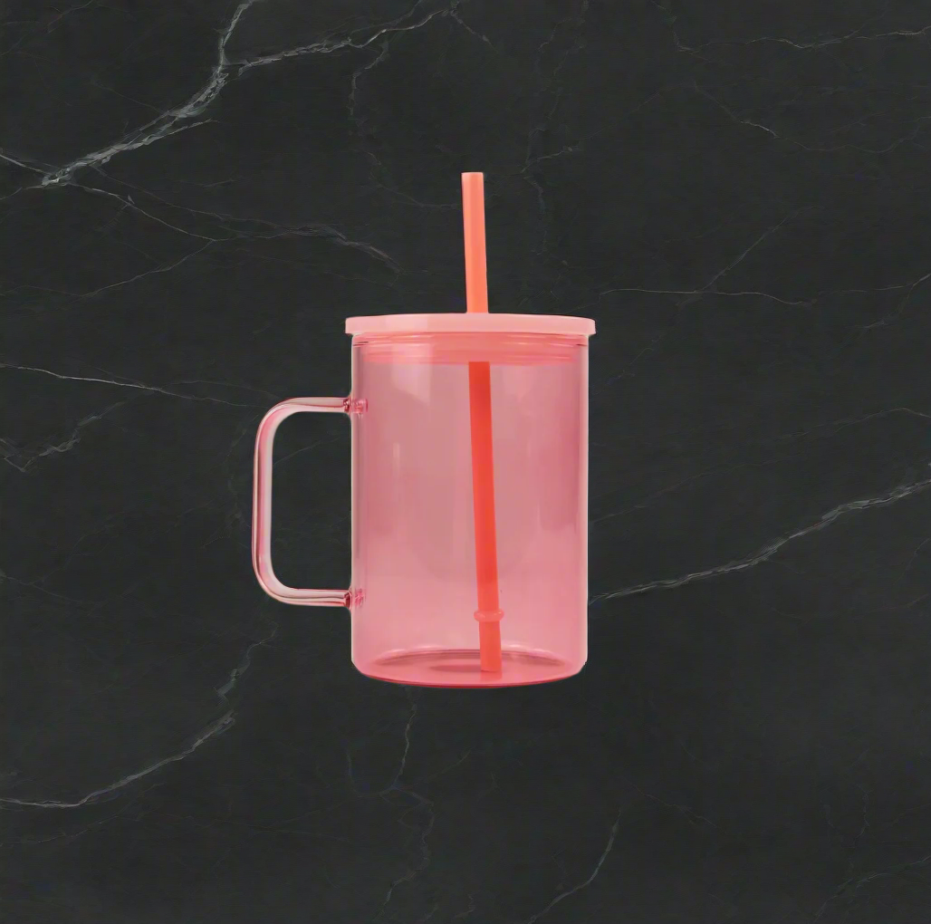 15oz Jelly Glass Mug (No Glitter)