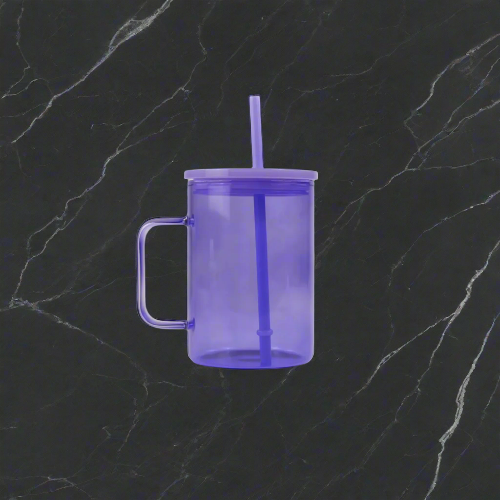 15oz Jelly Glass Mug (No Glitter)