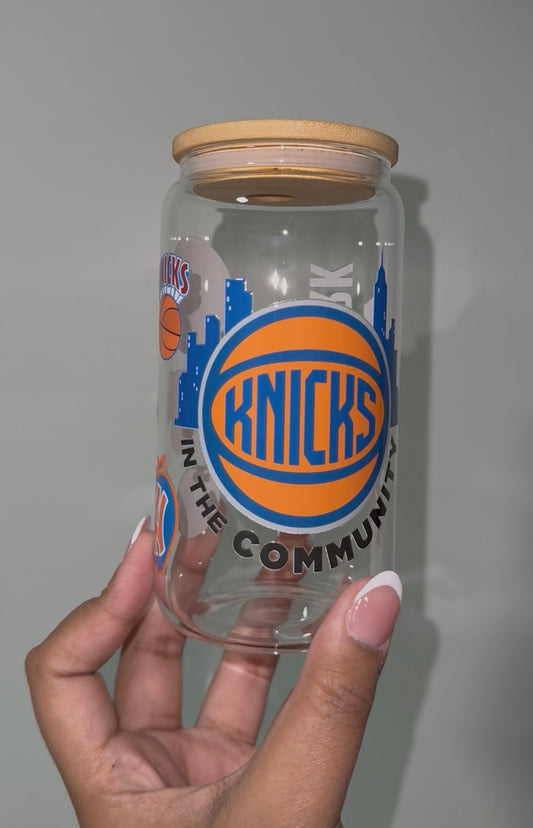 16oz Glass Tumbler (No Glitter)