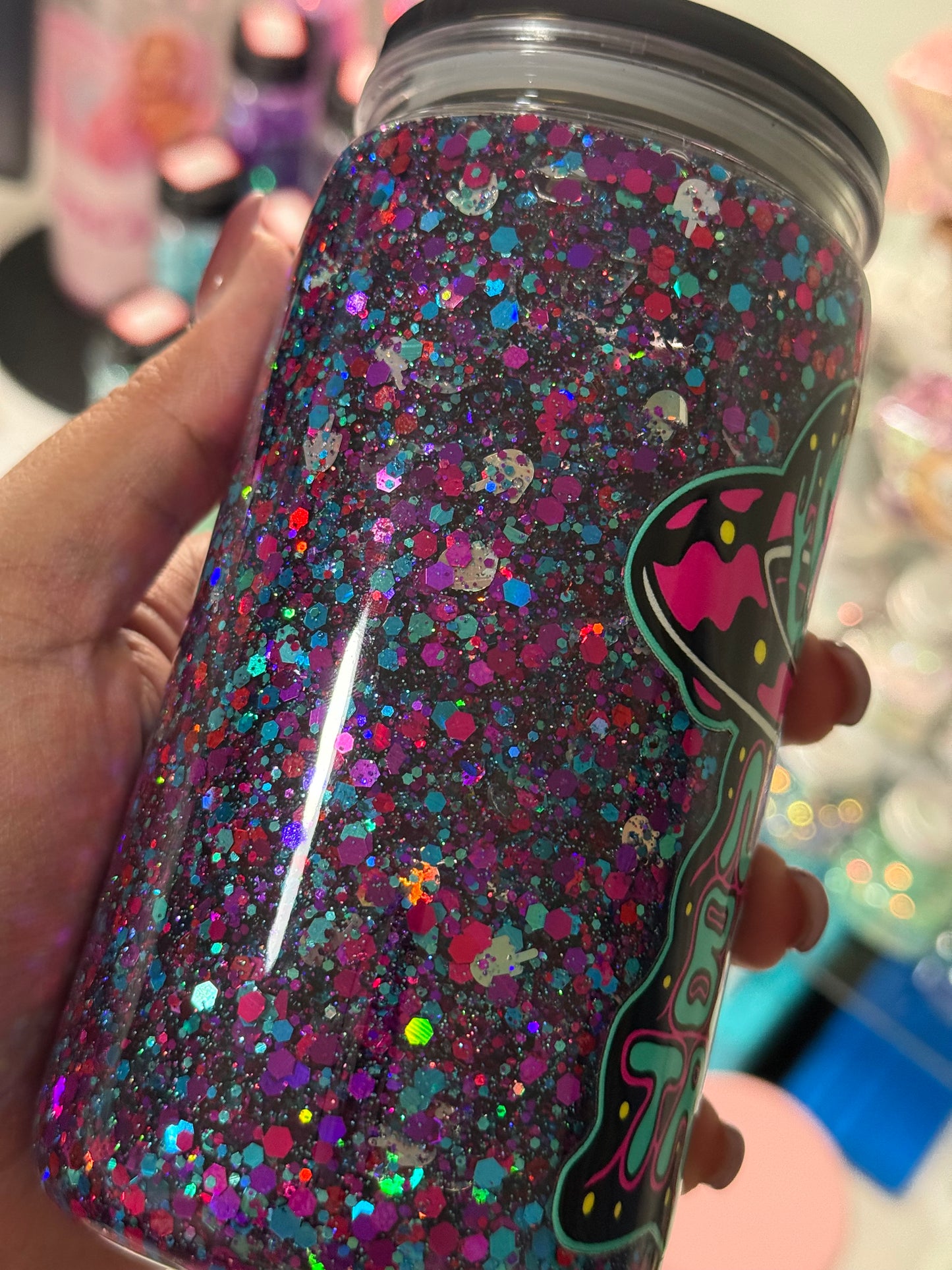 Premade 16oz Acrylic Tumbler